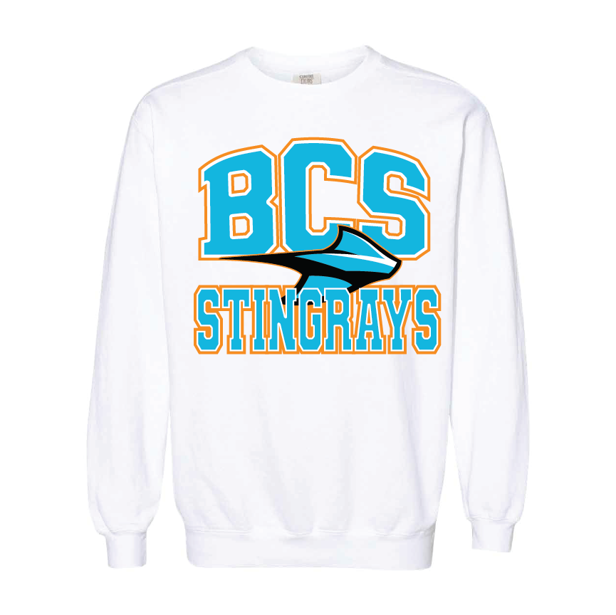 Stingrays 80s Team Crewneck Sweatshirt - UNISEX