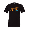 Stingrays Retro  Script Tee - Black