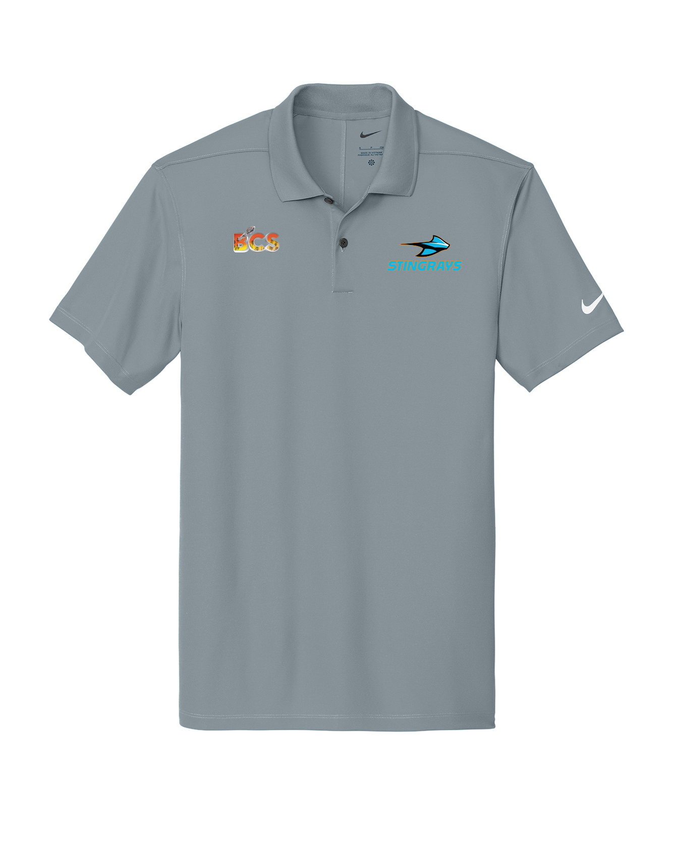 Stingrays Nike Adult Victory Polo - Cool Grey