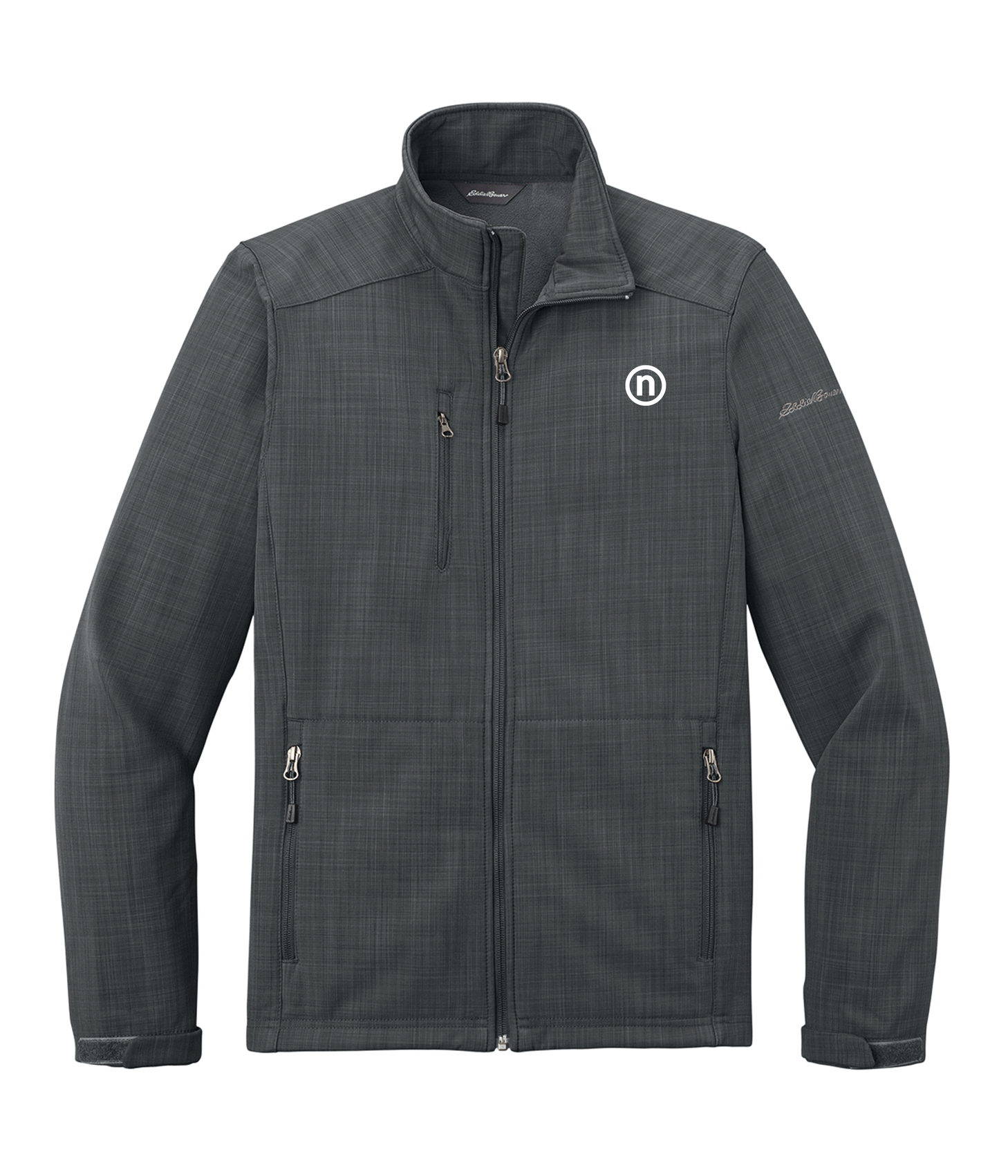 MEN’S SHADED CROSSHATCH SOFT SHELL JACKET
