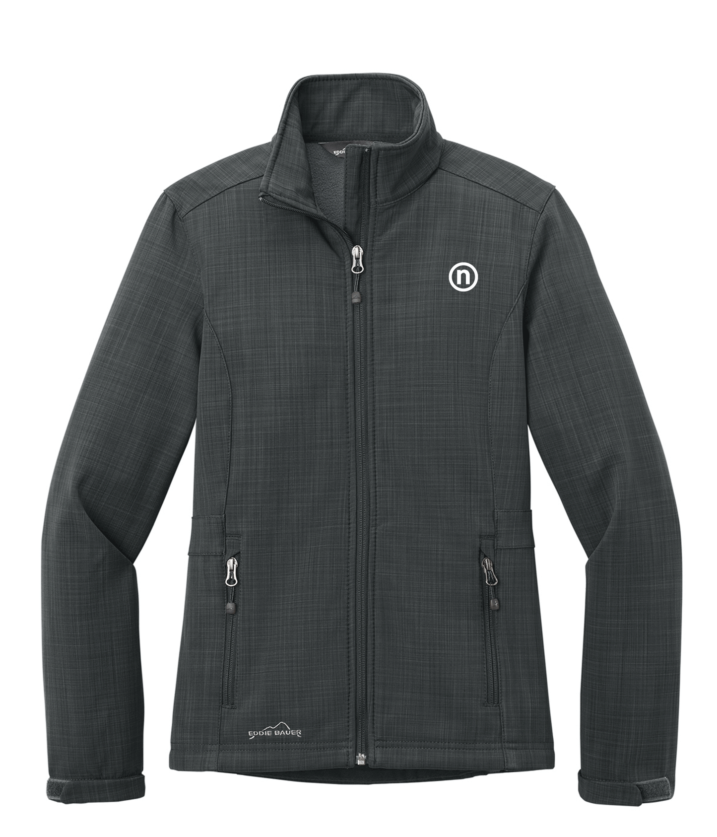 WOMENS SHADED CROSSHATCH SOFT SHELL JACKET
